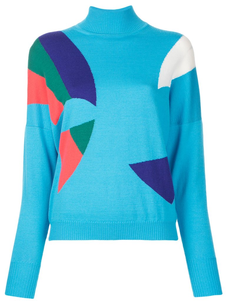 Delpozo intarsia sweatet AW2017