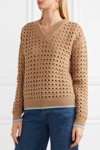 Eyelet lace sweater by Victoria Beckham