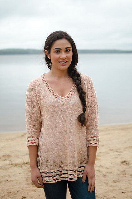 Ixtapa linen sweater lace summer